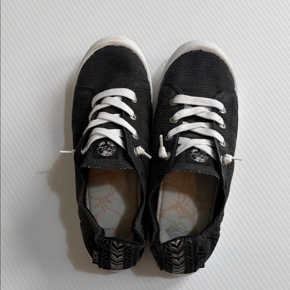 Roxy Black Slip-On Sneakers